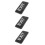 3Pcs Black Acrylic Exit Signs for Office Safety Ada Braille Compliance 4