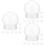 24Pcs Smooth Surface Pet DIY Snow Globes for Easy DIY Crafts 8