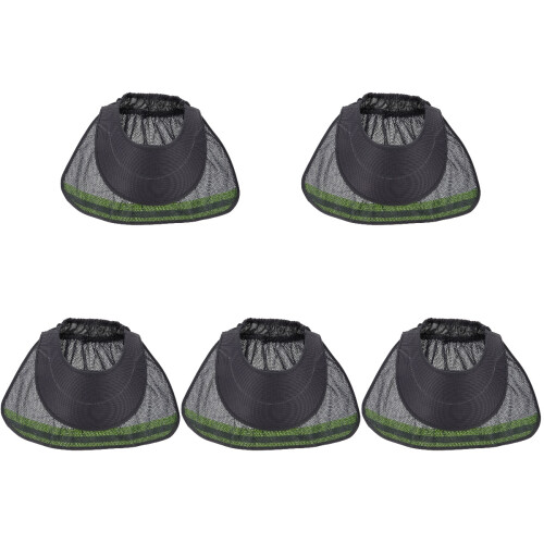 5Pcs Construction Hat Cover Sun Protecting Mesh Brim Neck Shade 2