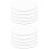 10Pcs White Foldable Hand Fans for Party Dance Lightweight and Durable 7