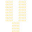 100Pcs Small Yellow Plastic Scratcher Tool for Ticket Scraping 9