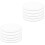 10Pcs White Foldable Hand Fans for Party Dance Lightweight and Durable 5