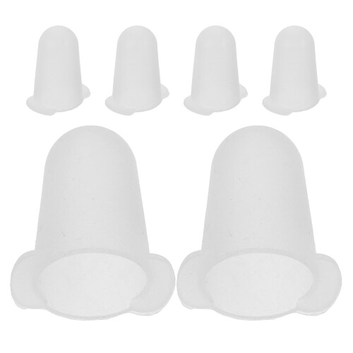 30Pcs Silicone Piping Tip Covers White for Baking Pastry Bag Tip Caps