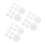 30Pcs White Plastic Weights for Pickled Vegetable Fermentation 8