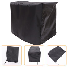 4Pcs Foldable Black Canoe Motor Cover Durable Uv Protective Shield