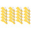 100Pcs Small Yellow Plastic Scratcher Tool for Ticket Scraping 2