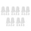 30Pcs Silicone Piping Tip Covers White for Baking Pastry Bag Tip Caps 8