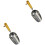 2Pcs Durable Stainless Steel Garden Scoop Tool with Wood Handle Silver 3