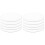 10Pcs White Foldable Hand Fans for Party Dance Lightweight and Durable 4