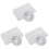 3Pcs White Thin Net Window Screen with Sticky Tape for 2