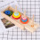 2Sets Assorted Color Wooden Ring Tower for Kids Creative Learning Play 9