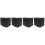 4Pcs Foldable Black Canoe Motor Cover Durable Uv Protective Shield 6