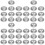 40Pcs Aluminium Semi-Circle Bath Bomb Molds Silver for DIY 5