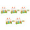 5Sets Creative Wood Track Sorting Toy Lightweight Chess Board 9