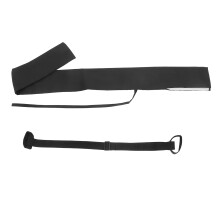 4Sets Black Polyester Storage Slings Decorative Carry Bags