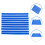 30Pcs Dark Blue Elastic Silicone Towel Fixing Bands for Beach Chairs 10