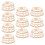 40Pcs Khaki Braided Plastic Rings for DIY Hat Inner Support 1