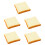 5Pcs Creative PU Toast Models Multi-Colored Artificial Bread Display 7