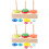 2Sets Assorted Color Wooden Ring Tower for Kids Creative Learning Play 5