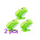 6Pcs Plastic Jumping Frog Wind Toys Educational Fun 1