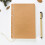 2Pcs Retro Style Light Brown Kraft Paper Notebooks for Writing 9