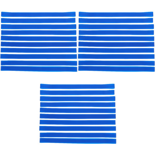 30Pcs Dark Blue Elastic Silicone Towel Fixing Bands for Beach Chairs 2