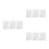 9Pcs Transparent PVC Protective Covers Clear Sleeves for Notebooks 5