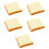 5Pcs Creative PU Toast Models Multi-Colored Artificial Bread Display 8