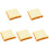5Pcs Creative PU Toast Models Multi-Colored Artificial Bread Display 3