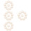 40Pcs Khaki Braided Plastic Rings for DIY Hat Inner Support 7