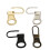8Pcs Assorted Color Metal Zipper Pull Tabs for Backpacks and Clothing 1