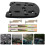 6Sets Universal Motorcycle Tail Box Support Plate Black PP Heavy Duty 10