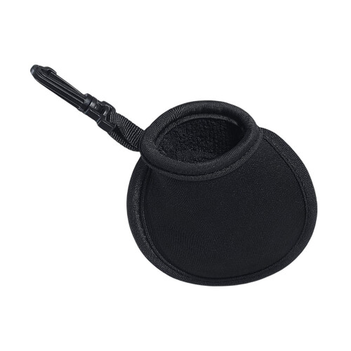 2Pcs Practical Black Golfs Pouch Neoprene Cleaning Holder 2