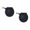 2Pcs Practical Black Golfs Pouch Neoprene Cleaning Holder 5