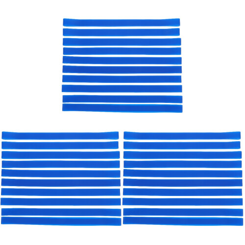30Pcs Dark Blue Elastic Silicone Towel Fixing Bands for Beach Chairs 1