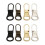 8Pcs Assorted Color Metal Zipper Pull Tabs for Backpacks and Clothing 7