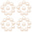 40Pcs Khaki Braided Plastic Rings for DIY Hat Inner Support 5
