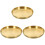 3Pièces Plateau Snack En Acier Inoxydable Résistant 4