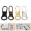 8Pcs Assorted Color Metal Zipper Pull Tabs for Backpacks and Clothing 11