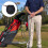 2Pcs Practical Black Golfs Pouch Neoprene Cleaning Holder 11
