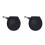 2Pcs Practical Black Golfs Pouch Neoprene Cleaning Holder 7