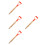 4Pcs Wood Garden Fork Handles - Nonslip Grip Replacement for 6