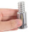 12Pcs Silver Metal Threaded Tips for Broom and Mop Poles Iron Fitting 4