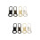 8Pcs Assorted Color Metal Zipper Pull Tabs for Backpacks and Clothing 9