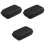3Pcs Black Eva Plastic Cigar Case Stylish Portable 4