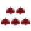 5Pcs Aluminum Alloy Bicycle Seat Clamps Quick Release Multicolor Set 5