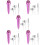 5Pcs Portable Microphone Plastic Tiny Mic for Voice Recording 11