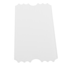 5Pcs White Acrylic Sublimation Raffle Tickets for Concert Party Events