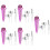 5Pcs Portable Microphone Plastic Tiny Mic for Voice Recording 4