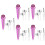 5Pcs Portable Microphone Plastic Tiny Mic for Voice Recording 5